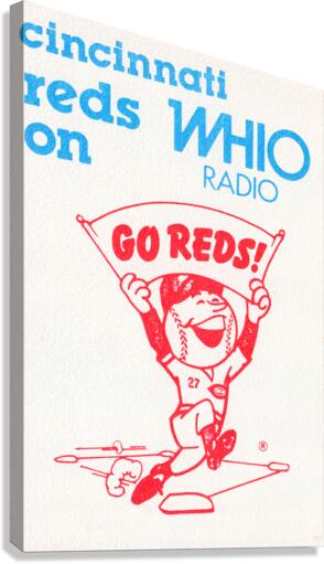 1978 Cincinnati Reds WHIO Radio Ad Canvas Print
