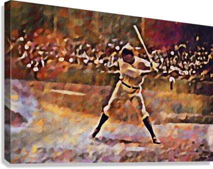 1920 Babe Ruth Home Run Canvas Print