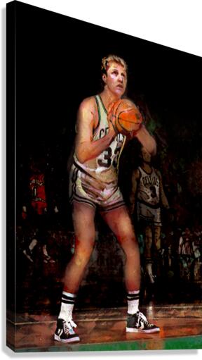 1985 Larry Bird Free Throw  Canvas Print