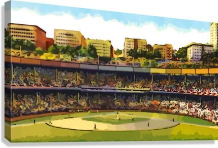 Polo Grounds Baseball  Canvas Print