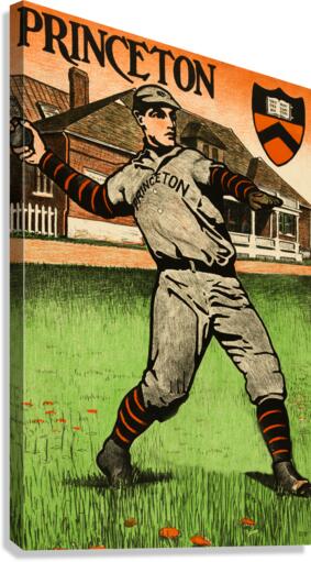 1903 Princeton Baseball Art Canvas Print