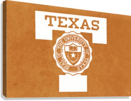 Vintage Fifties Texas Art Canvas Print