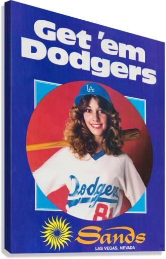 1981 Sands Hotel Dodgers Ad Print Canvas Print