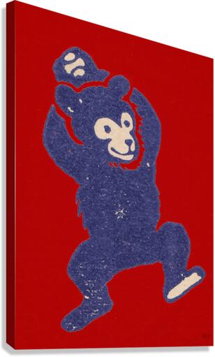 1938 Chicago Cubs Logo Art Canvas Print