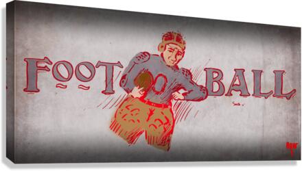 Howard Dwight Smith Vintage Ohio State University Football Art Canvas Print