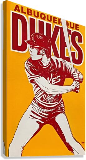 1977 albuquerque dukes art  Canvas Print