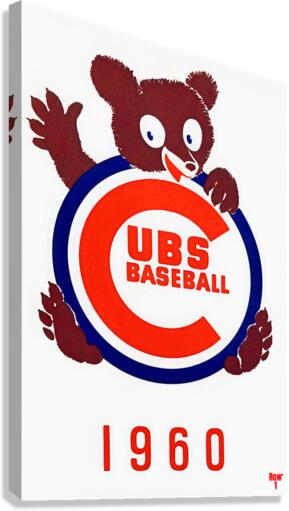 1960 Chicago Cubs Art Canvas Print