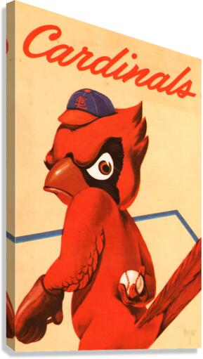 1955 St. Louis Cardinals Art Canvas Print