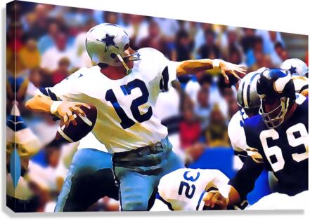 Staubach Strike Canvas Print