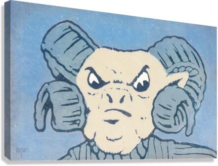 Vintage North Carolina Rameses Art Canvas Print
