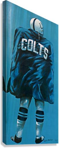 Best Fathers Day Gift Ideas for Colts Fans | Vintage Baltimore Colts Art  Canvas Print