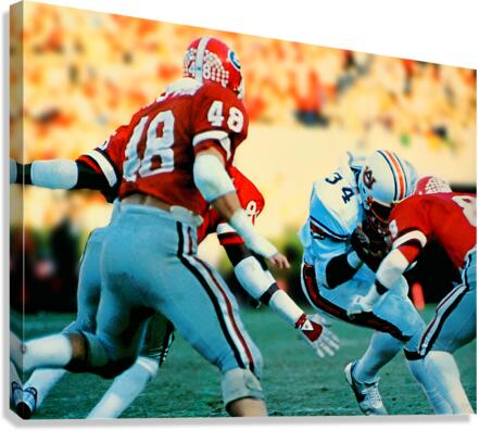 Bo Jackson Run Against Georgia Canvas Print