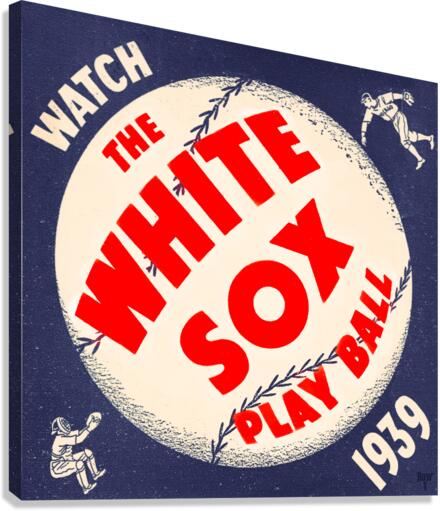 1939 Chicago White Sox Remix Canvas Print