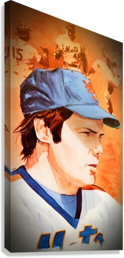 1983 Tom Seaver New York Mets Art Canvas Print