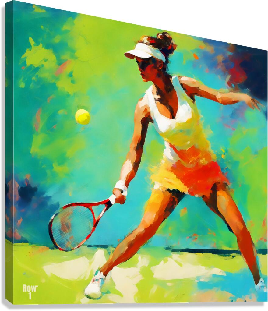 Summer Day on the Court Canvas Print