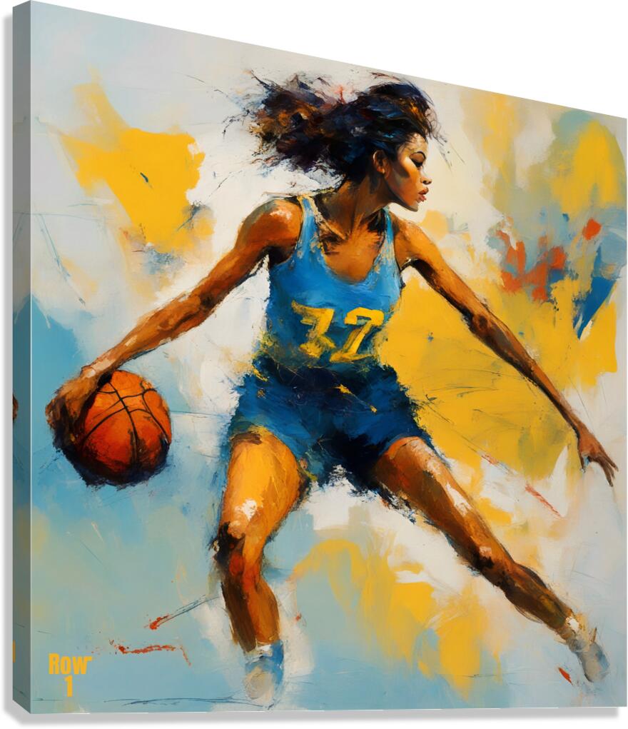Hoops Beauty II  Canvas Print