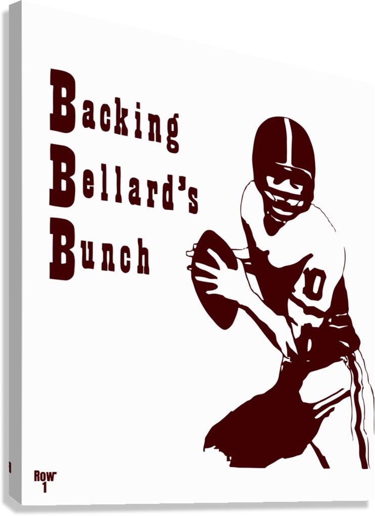 Backing Bellards Bunch Canvas Print