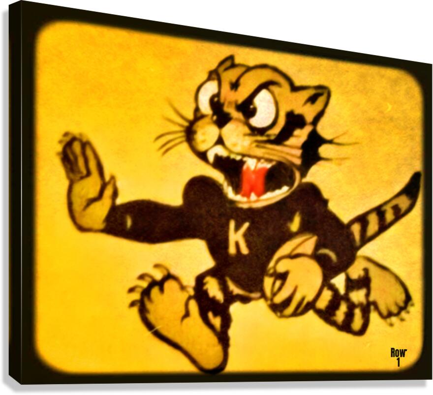 Fort Hays State College Tiger Art  Canvas Print