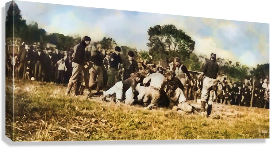 1902  Missouri Football Touchdown Canvas Print