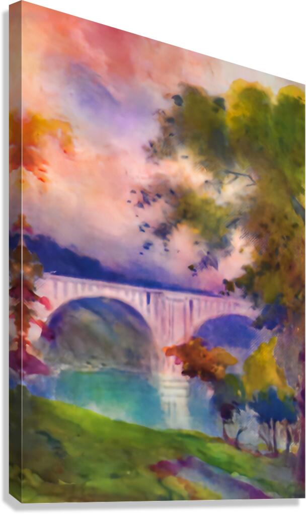 Cappelen Bridge University of Minnesota Canvas Print