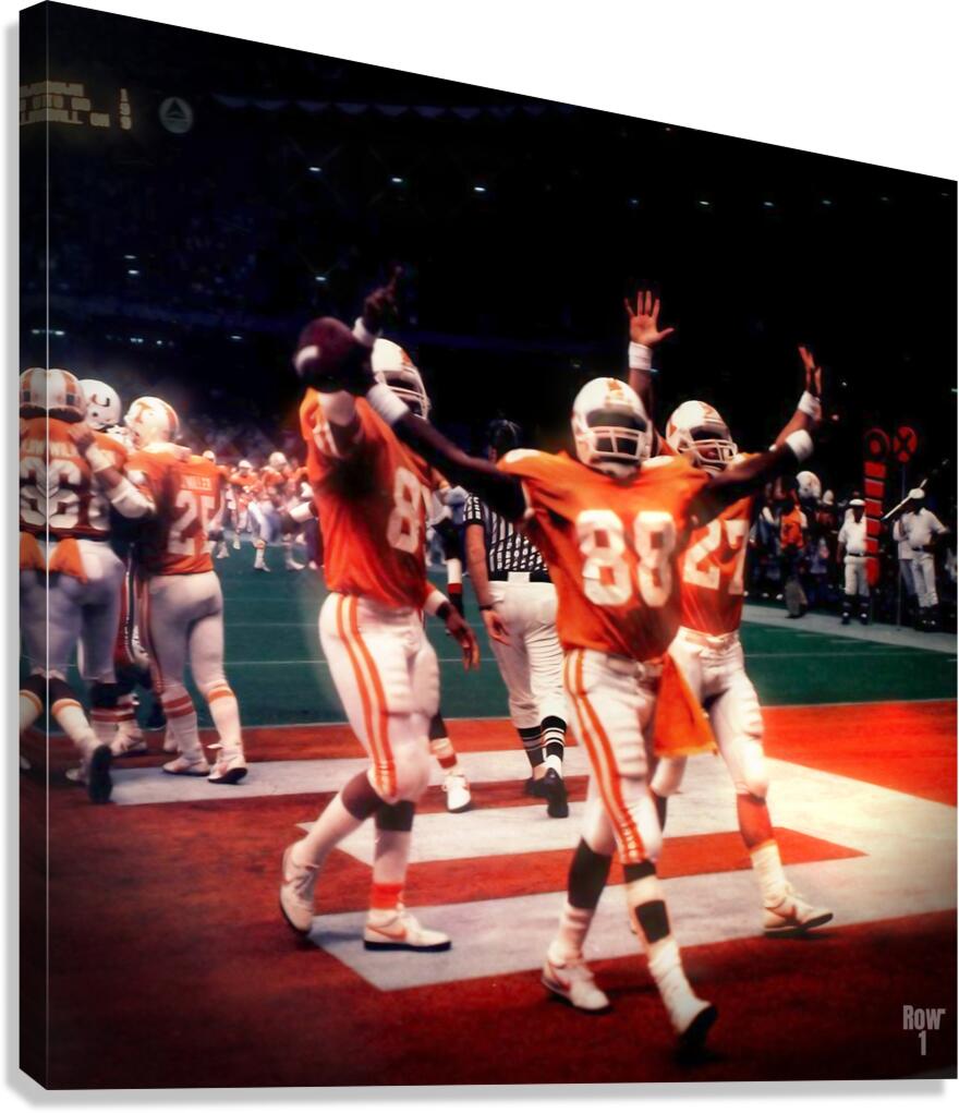 1986 sugar bowl touchdown tennessee Canvas Print