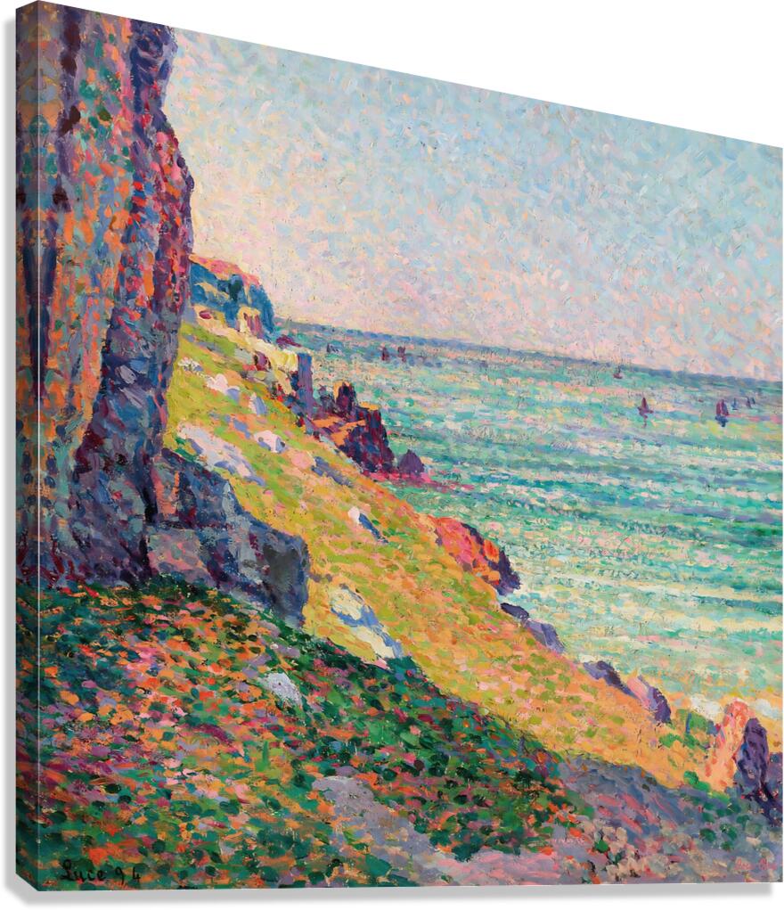 1894 les rochers a agay maxmilien luce art Canvas Print