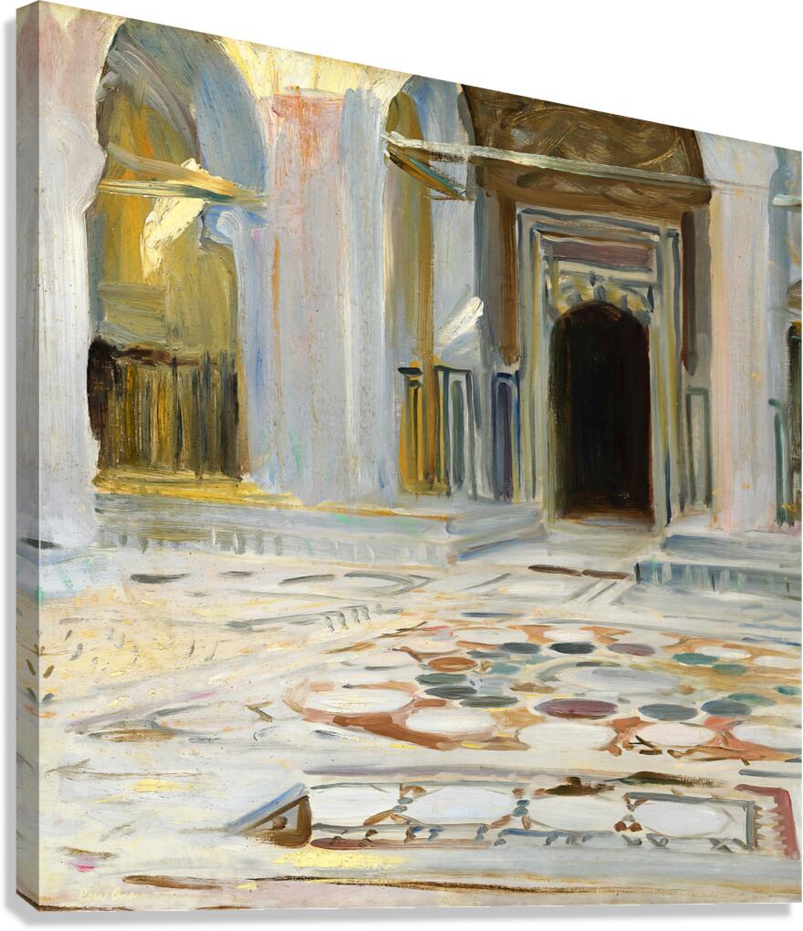 Cairo Pavement 1891 by Sargent Canvas Print