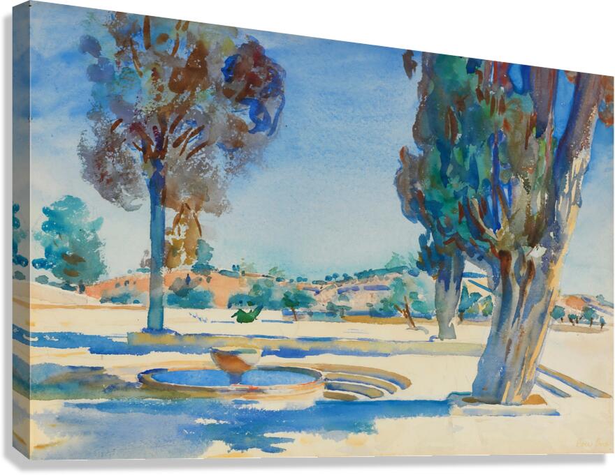 jerusalem by john singer sargent Canvas Print