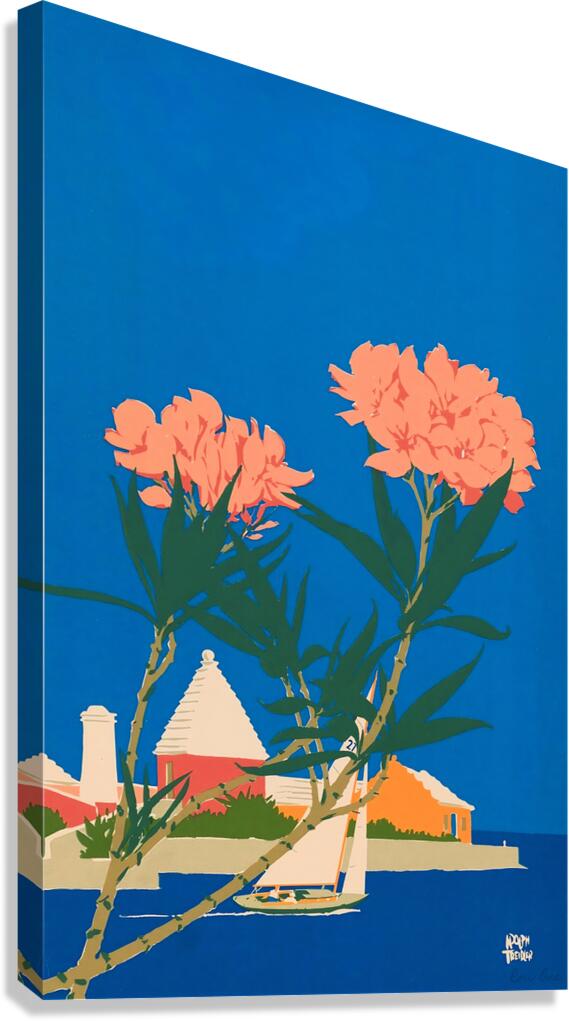 adolph treidler bermuda art Canvas Print