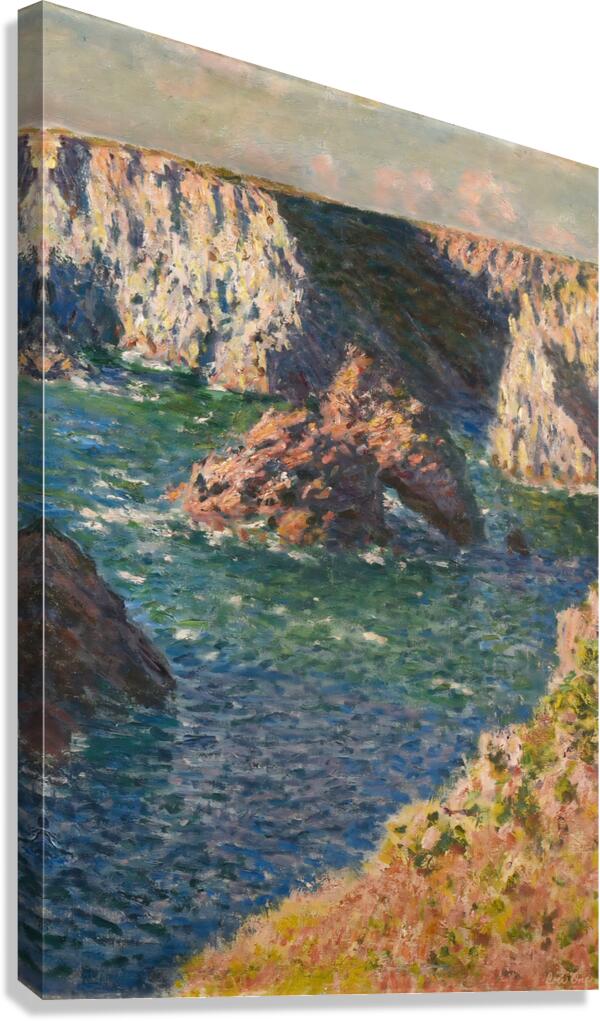 monet remix art belle isle  Canvas Print