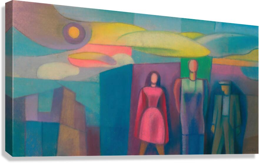 karl wiener ohne titel 2 Canvas Print