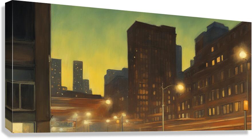 night is young Canvas Print