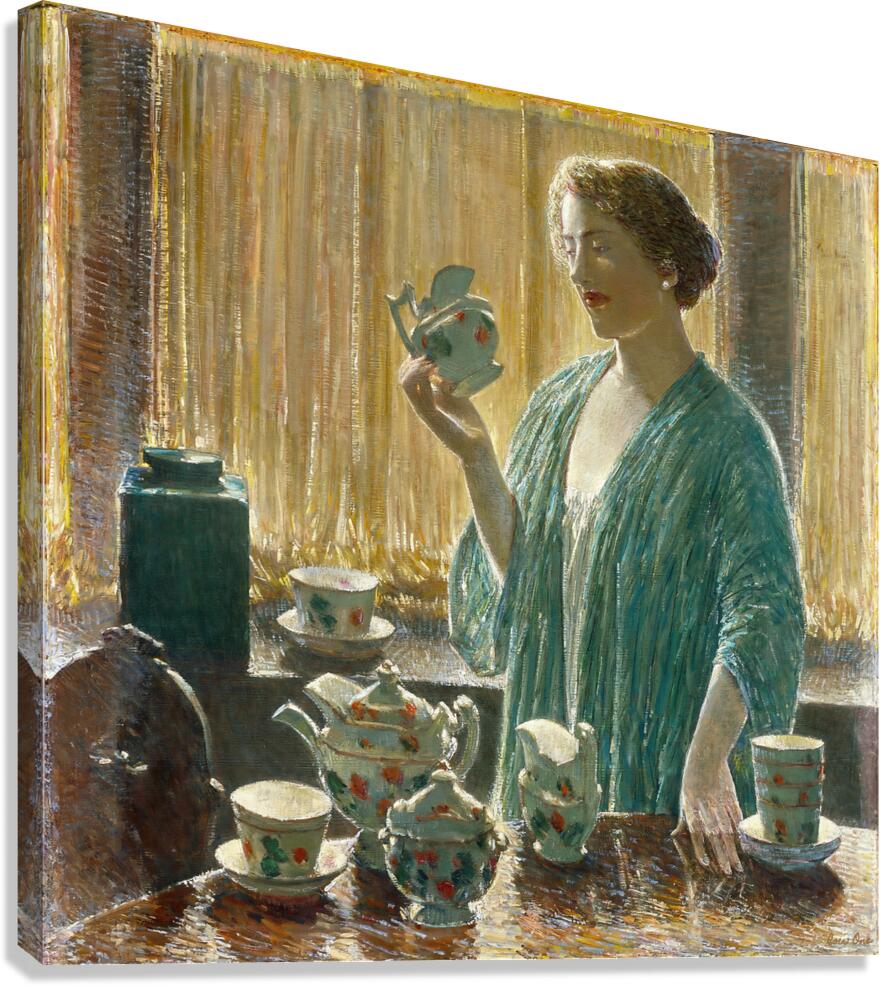 Strawberry Tea Set 1912  Canvas Print