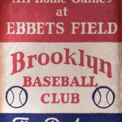 1939 Brooklyn Dodgers Ebbets Field Art