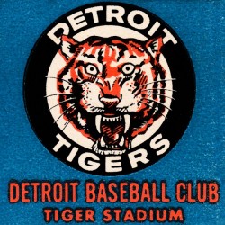 1963 Detroit Tigers Vintage Art