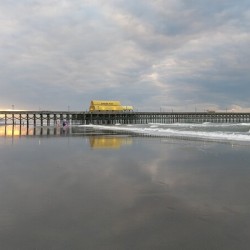 STORMY MORNING AT APACHE PIER