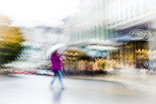City Slickers Umbrella Print