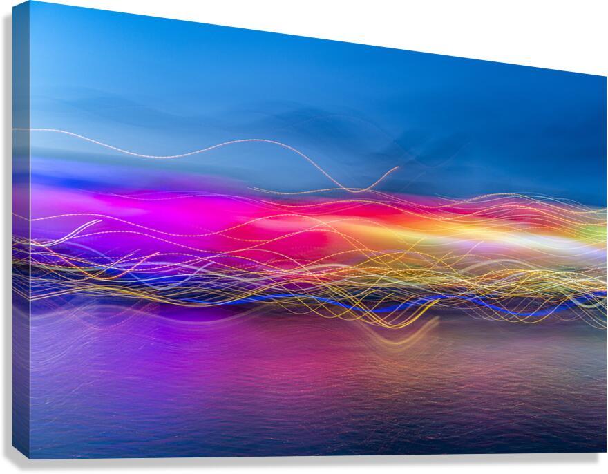 Dancing Lines Canvas Print
