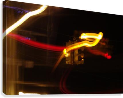Speeding Stop Canvas Print