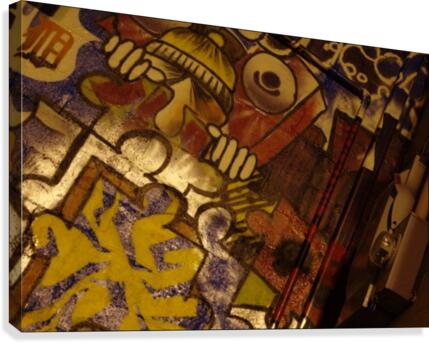 Local Graffiti Canvas Print