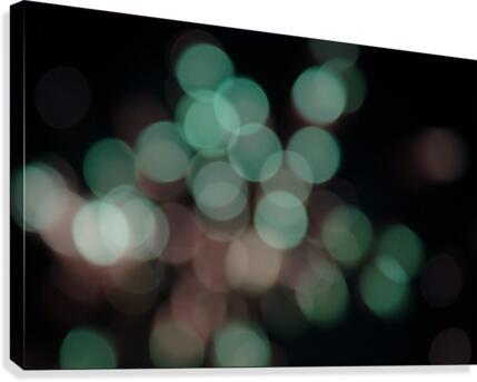 Teal Bubbles Canvas Print