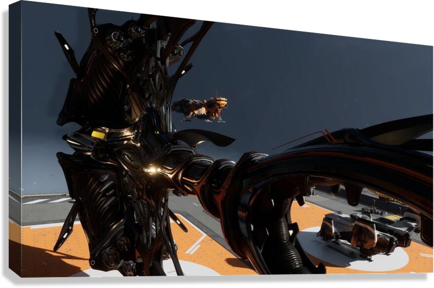 STAR ATLAS IN QUEUE Canvas Print