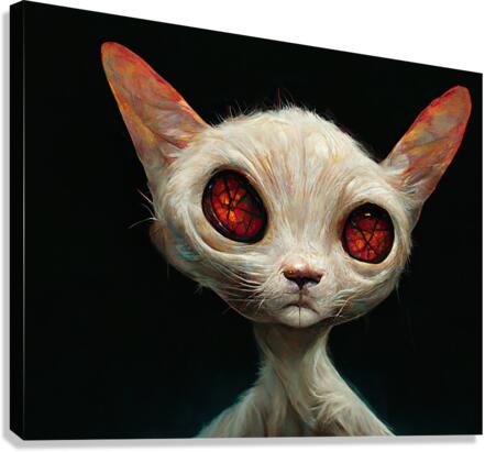Possesed Kitty Canvas Print