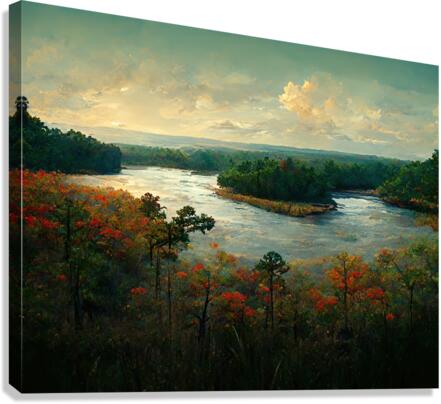 River Bend Canvas Print