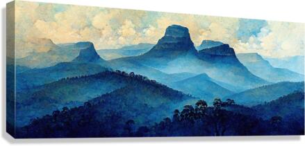 Blue Mountains Canvas Print