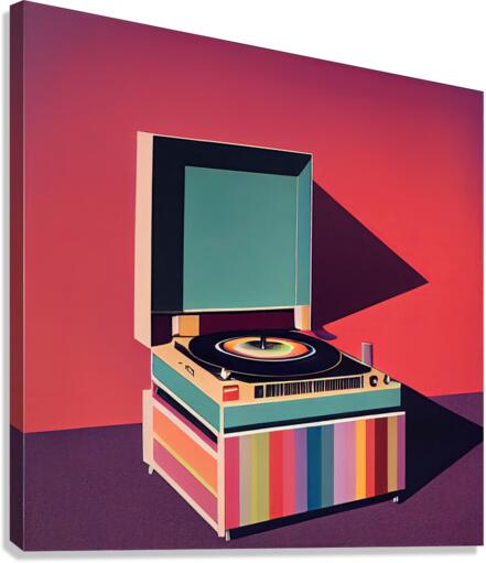 Record Player Canvas Print