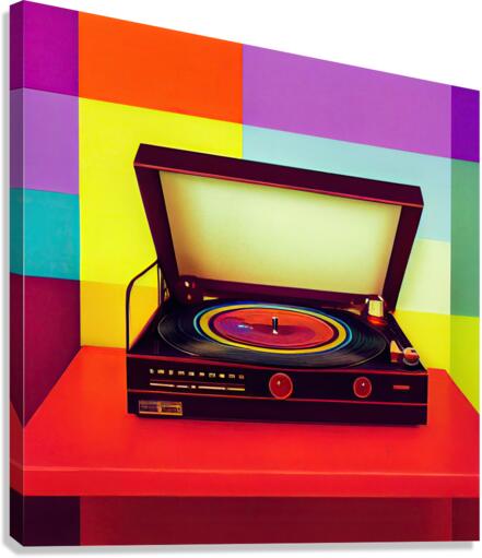 Record Player Canvas Print