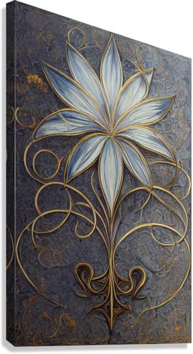 Abstract Flower Canvas Print
