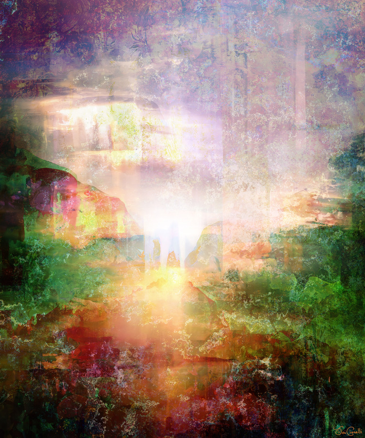 Drop Of Heaven - Abstract Art by Jaison Cianelli Wall Art
