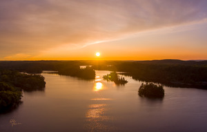 July Sunset Over Deer Lake